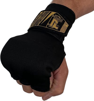 PunchR™ Binnenhandschoenen incl Bandages Zwart Goud - M