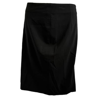 Hugo Boss mini-kokerrok van zwarte wol