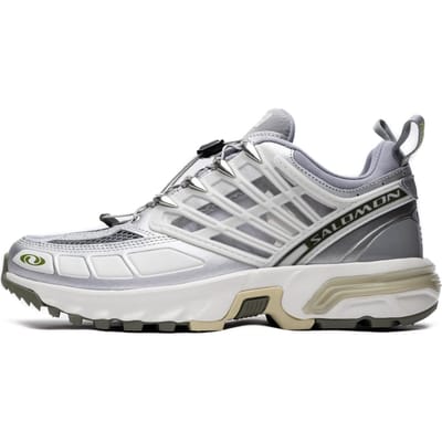 MM6 Maison Margiela x Salomon ACS Pro Advanced Sharkskin Uniseks Sneakers Grijs Schoenen-Zilver Scherp-Groen L47699400 42 gray