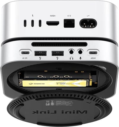 Docking Station - Hub Uitbreidingsstation - Mac Bureau Organiseren - 40Gbps USB4 - Tot 8TB - Zilver