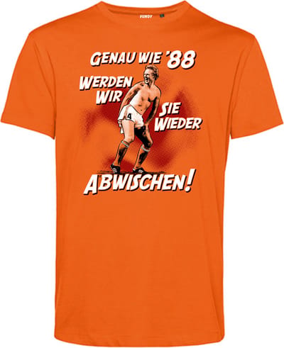 T-shirt Genau Wie '88 | Holland |Oranje Shirt| Koningsdag kleding | Oranje | maat S