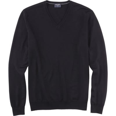 Olymp Casual Trui Wol Navy - Maat XXL - Heren - Pullovers