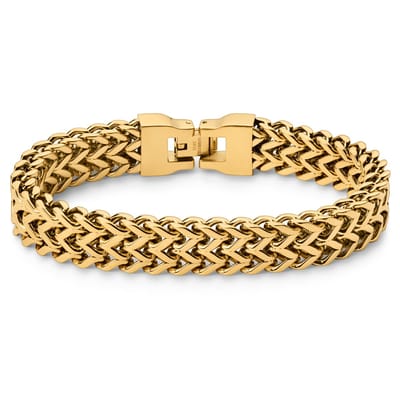 Goudkleurige Armband met Vossenstaartschakels