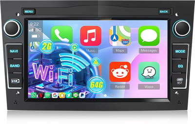 Hexinex - Autoradio Geschikt voor Opel Corsa Astra Meriva Zafira - 2+64GB Carplay FM WiFi