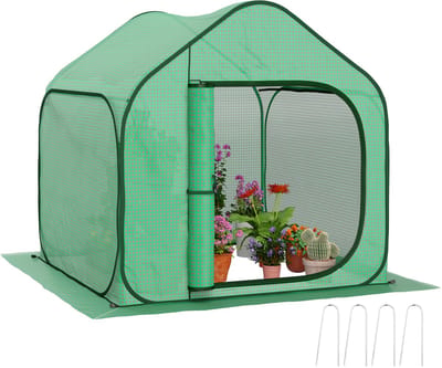 Outsunny-kas-polyethyleen-150x148x148cm-groen