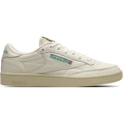 Reebok Club C Sneakers Heren - Wit - Maat 44.5 - Leer, Synthetisch