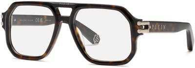 Philipp Plein VPP148M HAVANA 57/18/145 Unisex Brilmonturen