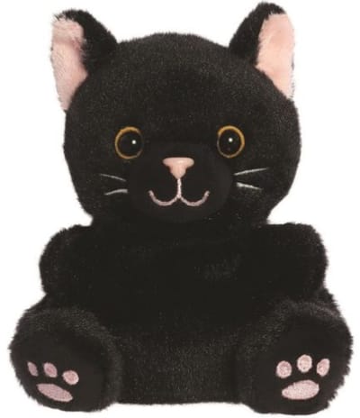 Palm Pals Zwarte Kat Pluche Knuffel 15 cm