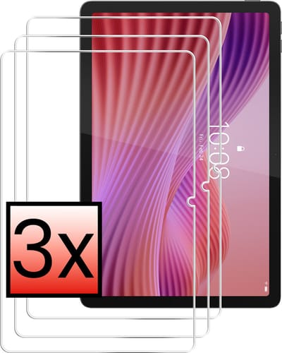 Screenprotector - 3 Stuks - Geschikt voor Lenovo Tab 10.1 inch - Extra Sterk - Beschermglas - Gehard Glas - Tempered Glass - Screen Protector - Bescherm Cover