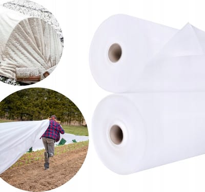 Vliesdoek Winterbedekkingsvlies voor planten plantenbescherming Tuinvlies WIT 150g/m2 met UV / 10 meter