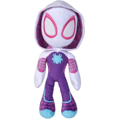 Disney - Spiderman - Ghost Spider Glow in the Dark Eyes - 25cm -  Alle leeftijden - Knuffel