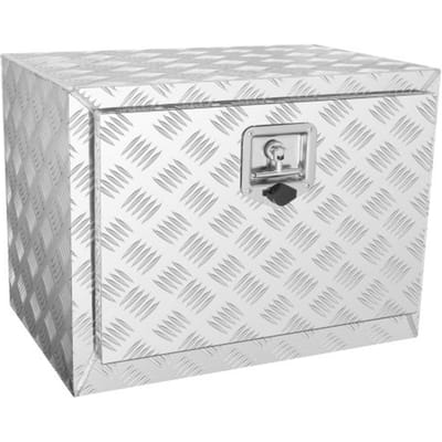 VEVOR Underbody Truck Box, 610x335x405mm Pick-up Opbergdoos, Aluminium Gereedschapskist met Slot en Sleutels, Waterdichte Trailer Gereedschapskist voor Vrachtwagens, Bestelwagens, Aanhangwagens enz.
