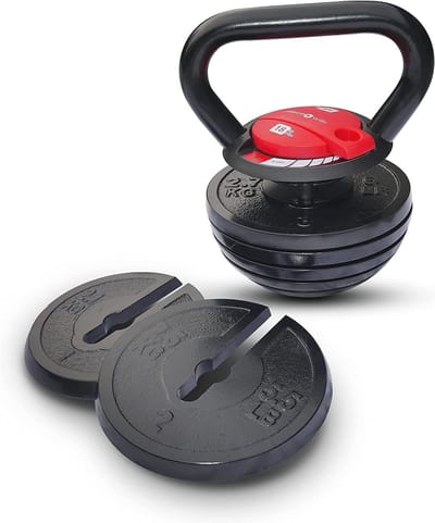 Verstelbare Kettlebell voor Thuistraining - 7-in-1 Gewichten voor Bodybuilding, Krachttraining en Fitness