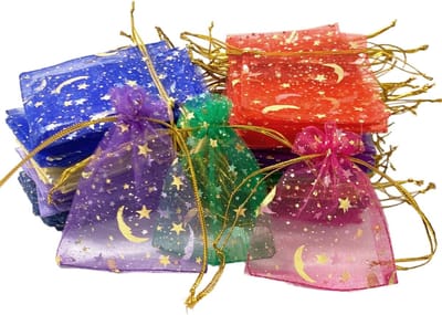 100 stuks organza geschenkzakjes, kleine zakjes voor bruiloft, feest, festival en spel