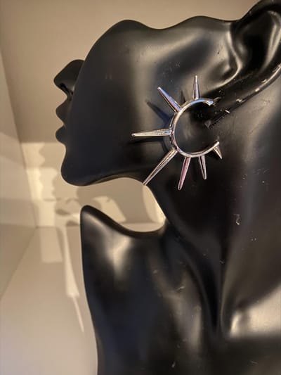 Mannen romwee oorringen zilver | | Make up | Parfum | Moederdag | Verjaardagscadeau| Cadeautje| Valentijnsdag| Kado | sieraden | vaderdag | oorbellen | oorsieraden