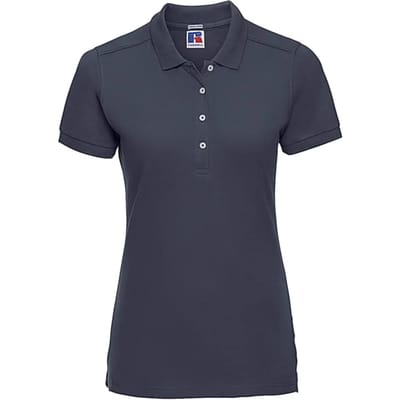 Damespolo Russell Athletic Fitted Stretch