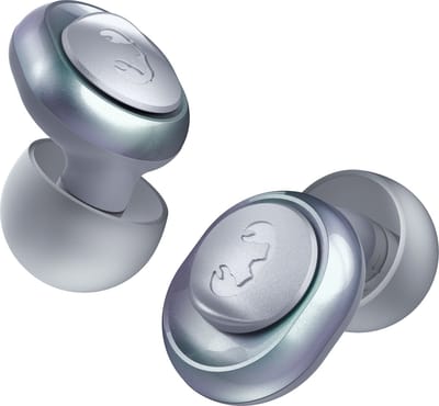 Pearls Radiant Festival Oordopjes - Gecertificeerde Oordoppen voor Concerten - Aanpasbaar Filter 18dB/23dB - Vindbare LED case (Find My) - Geluiddempende Earplugs - 3 Maten S/M/L - Opal Dust