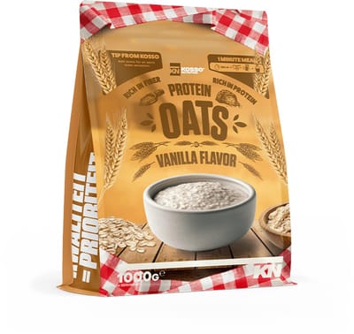 Kosso Nutrition – Protein Oats – 24g Eiwit – Eiwitrijk Ontbijt in 2 Minuten – 1000g
