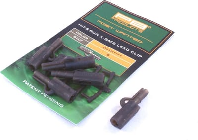 PB Products Hit & Run X-Safe Leadclip | Silt | 5 Stuks