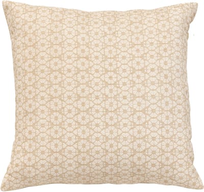 Dutch Decor SHIVA - sierkussen 45x45 cm - bloemmotief - White Swan - wit - Inclusief binnenkussen - Luxe kussens voor woonkamer & bank