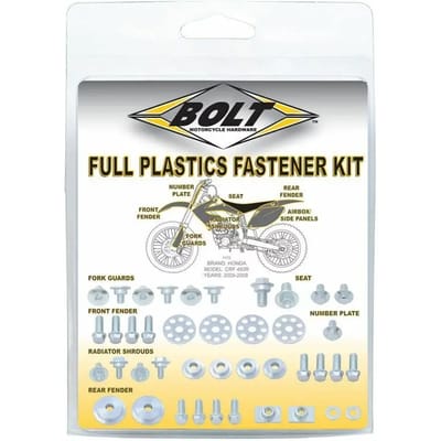 Kit van schroeven motor kunststof RVS Bolt Honda CRF 250/450R/X