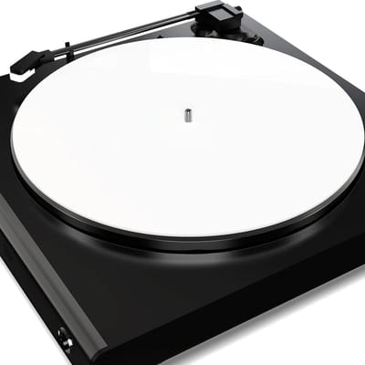 Acryl Platenmat voor 12 Inch Draaitafels, Vermindert Statische Elektriciteit en Stof, Ideaal voor Vinyl Platen
