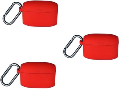 Oortelefoon Geval - Koptelefoonhouder - Bescherming op Reis - Met Ophanghaak - 6.35x5.05x2.5cm - Geel