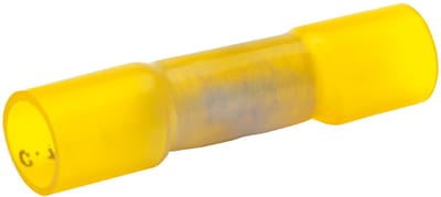 Klauke (700WS) Stootverbinder met krimpkous met Lijm 6mm Geel geïsoleerd (Zak 100 stuks) - Klauke