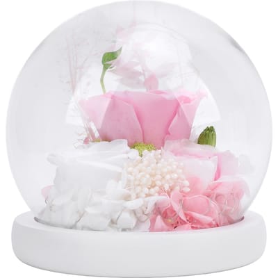 Bloemen Glazen Bol Licht Exquise Multifunctionele LED Bloemen Glazen Bol Bureaulamp Type 2