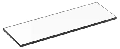 KEUCO KE Cristallinglaspl. Plan 14910 - unten mattiert,ohne Grünk.350x120mm, 14910005300