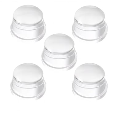 Transparante siliconen deurstopper set van 5 – deurstopper zonder boren – zelfklevend – stille botsing demping – hoog elastisch siliconen – onzichtbaar ontwerp – geschikt voor deuren en muren