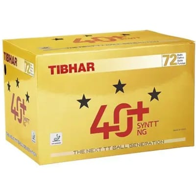 Tibhar tafeltennisballen 3* Box van 72 oranje ballen