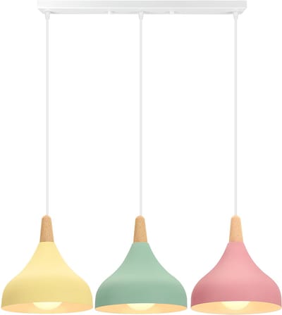 Kroonluchter Moderne Slaapkamer 3 Hanglamp Scandinavische Plafondlamp voor Woonkamer Keuken Kleurrijk