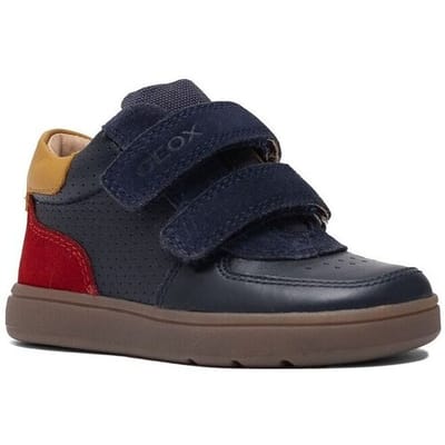 GEOX BIGLIA PEUTER Sneakers - MARINEBLAUW/ROOD - Maat 20