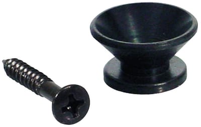 Boston EP-F-B V-model Strap Buttons - Zwart, 2-Pack