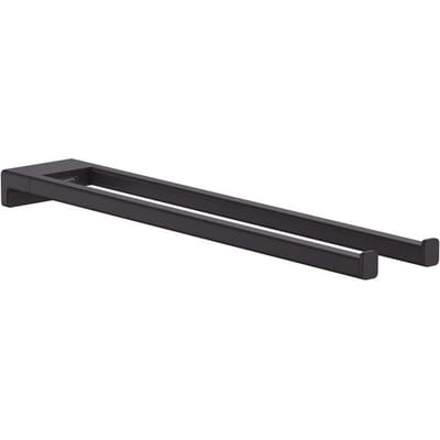 hansgrohe AddStoris handdoekhouder 2-lids mat zwart