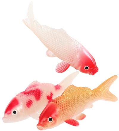 Dailygoods - Milisten 3 stuks Simulatie van een Vis Decoratie Siervissen Kunstvis Aquarium Decoratieve Water Planten Nep Visaquarium Kleine Reusable Plastic Vissen