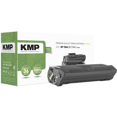 Toner KMP, vervangt HP 106A (W1106A), tot 1000 pagina's, enkele verpakking, zwart
