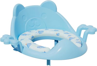 Toiletverkleiner - Potjestrainer Kinderen - Zindelijkheidstraining - Kantelbeveiliging - 35x36 cm - Blauw