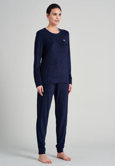 Schiesser –  Sence of Nostalgia – Pyjama – 175562 – Dark Blue - 42