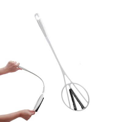 Tapijt Klopser - Stofverwijderaar - Meubels Reinigen - Ergonomisch Ontwerp - 55.5 cm - Wit