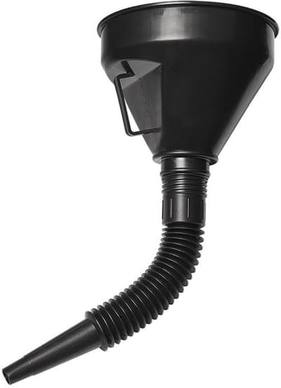 ProPlus Flexibele trechter - Kunststof - 38 cm - Zwart