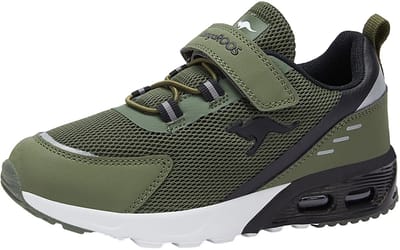 KangaROOS KX-ARG EV sneaker jeugd schoenen unisex 10039 000 8010 groen/zwart