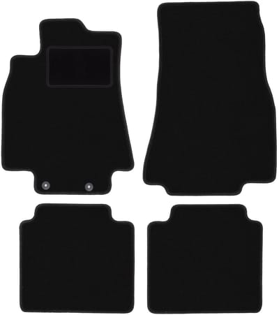 Zwarte veloursmatten voor: Mercedes B-Klasse W245 hatchback (2005-2011)