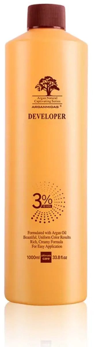 3% Verfontwikkelaar met Arganolie / ontwikkelaar voor zachte kleur resultaten 1000 ml
