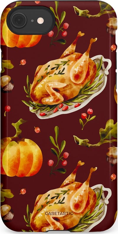 Casetastic Hoesje Geschikt voor Apple iPhone 7/8/SE - Stijlvolle Beschermende Duo-layer Case - Overvloed