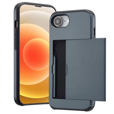 imoshion Hoesje met Pasjeshouder - Geschikt voor Apple iPhone 17e / 16e - Donkerblauw