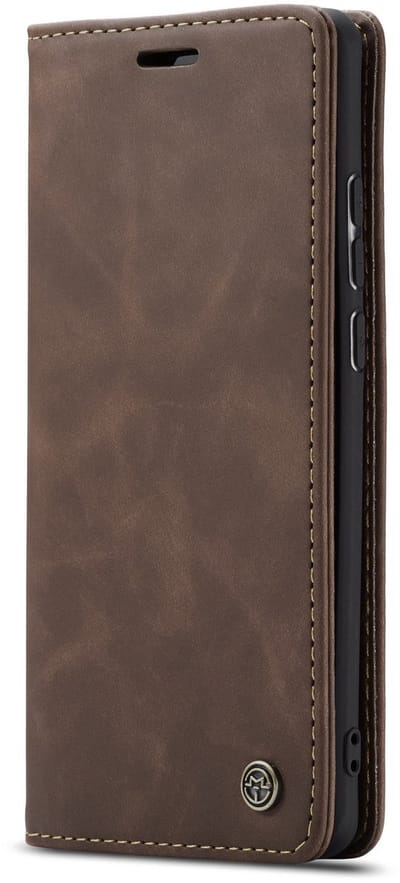 CaseMe Book Case - Geschikt voor Samsung Galaxy A50 / A30s Hoesje - Donkerbruin