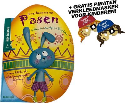 Ik verheug me op Pasen ‘Doe Boek’ voor kinderen met gratis verkleedmasker