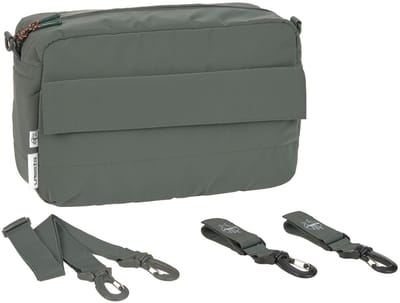 Lässig Luiertas Schoudertas Casual Buggy Organizer Bag Olive Donkergroen